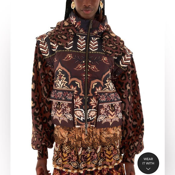 FARM Rio Jackets & Blazers - Farm Rio Winter Ainika Puffer Jacket EUC XL